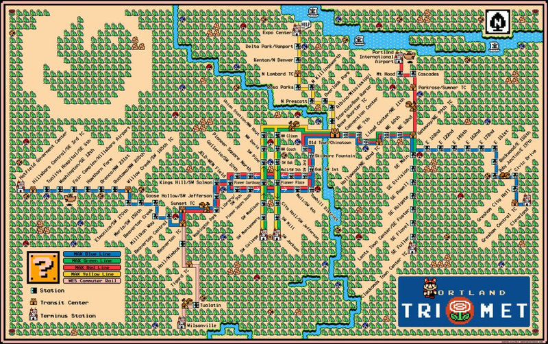 Illustration for article titled Awesome Mario Subway Maps Will Make You Want to Grab a Frog Suit